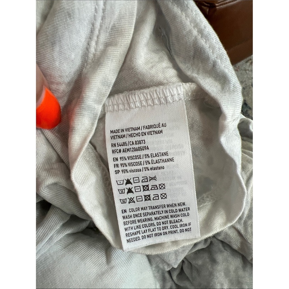American Eagle Soft & Sexy T-Shirt Women Medium White - Picture 7 of 7